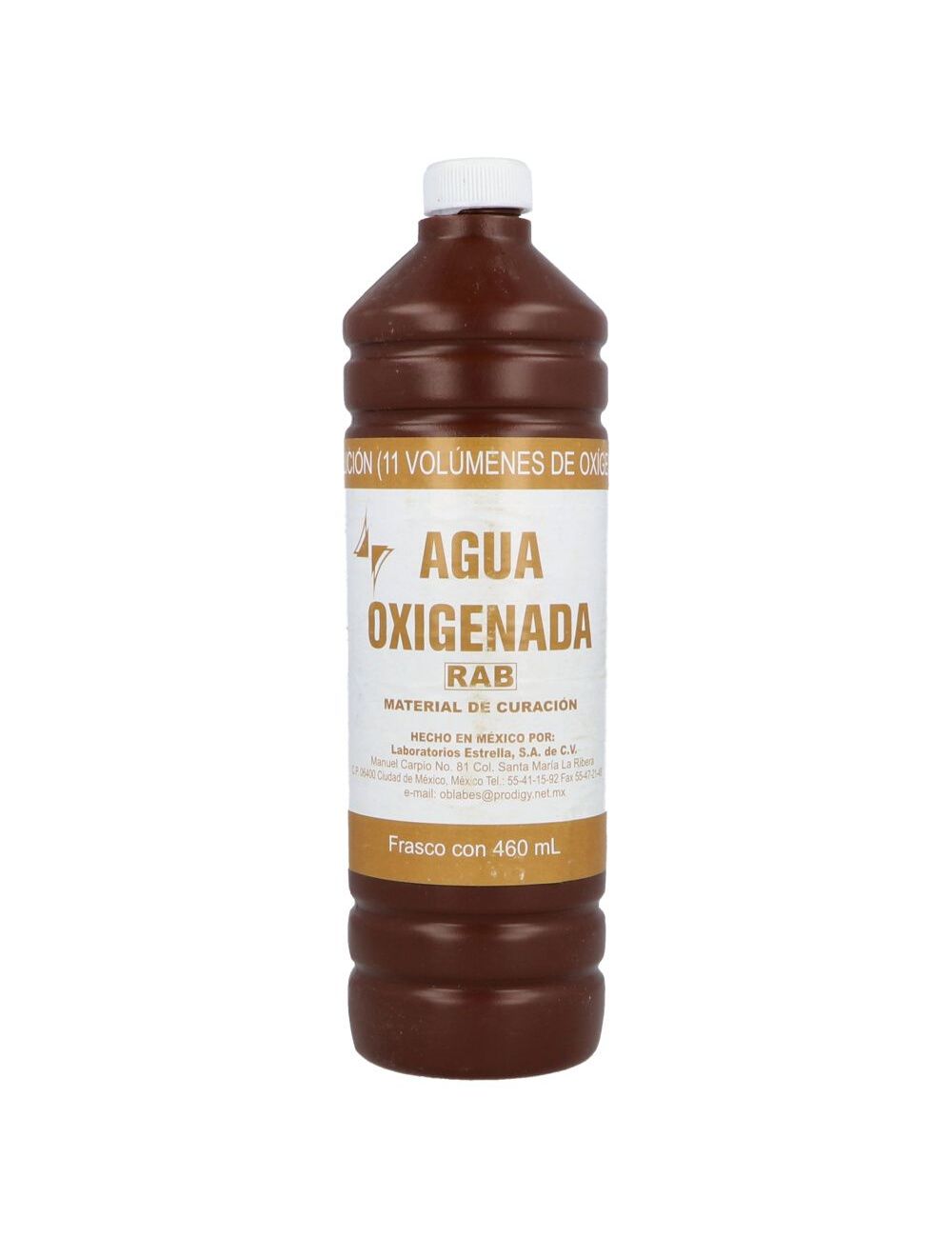 Agua Oxigenada Rab 460 ml.