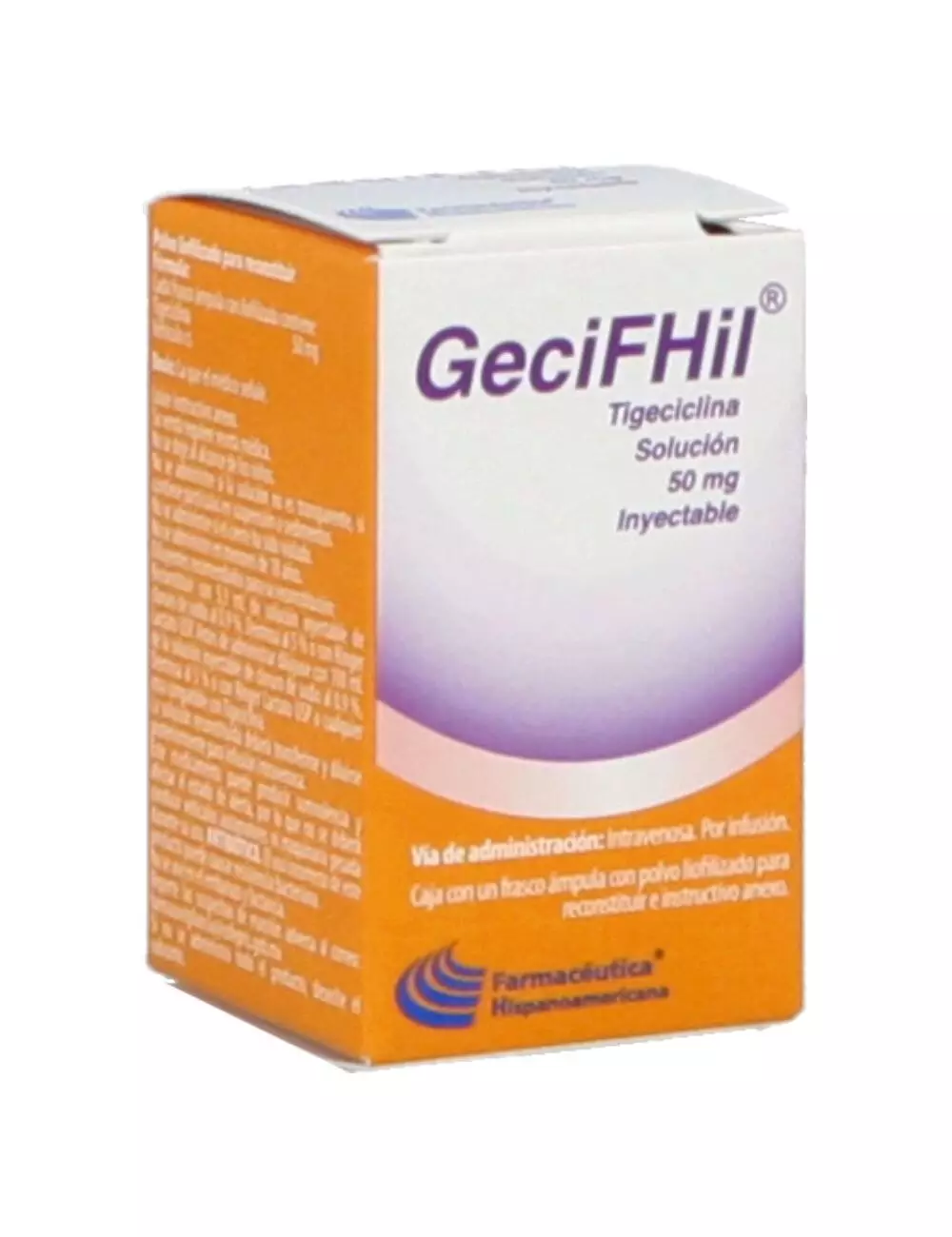 Gecifhil Caja Con Frasco Ámpula Con Liofilizado Con 50 mg