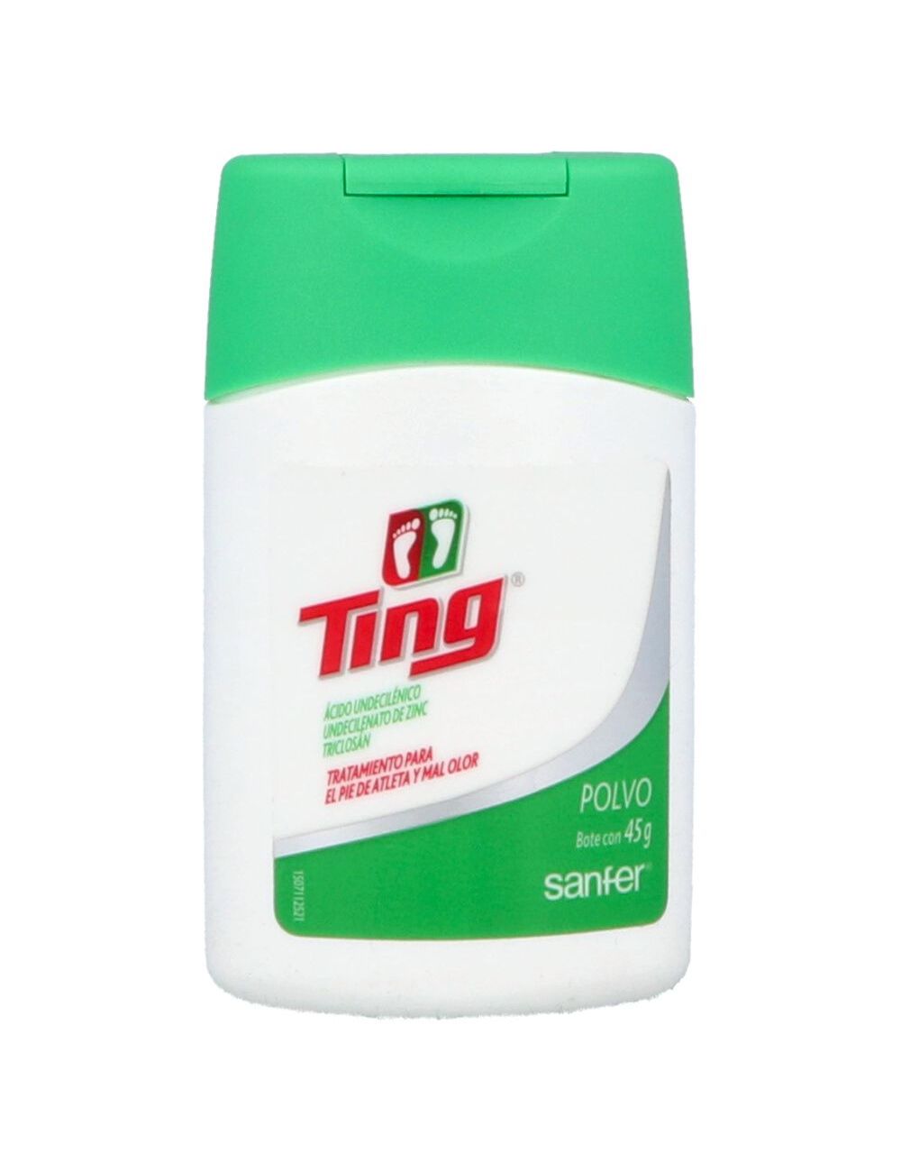 Ting Polvo Frasco Con 45 g Ting Polvo Frasco Con 45 g