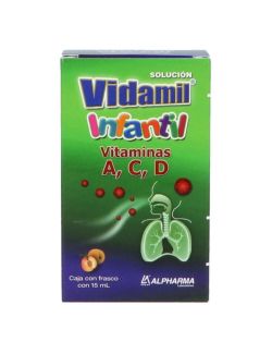 Vidamil infantil Con 1 Frasco Con 15 mL