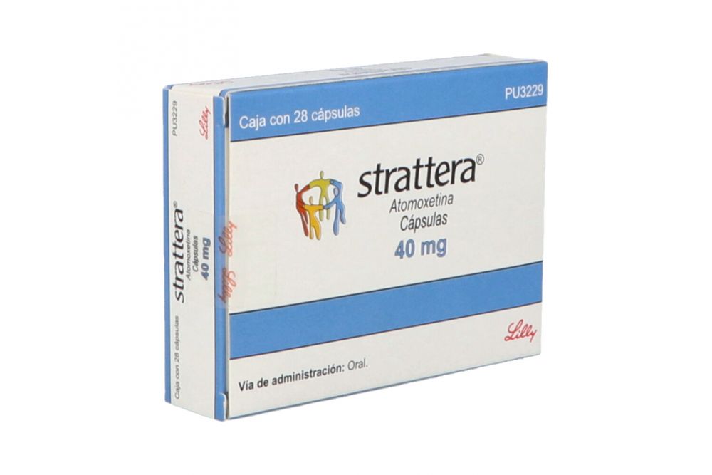 Strattera 40 mg Con 28 Cápsulas