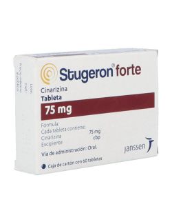 Stugeron® Forte 75 mg (Cinarizina) | 60 Tabletas | Janssen