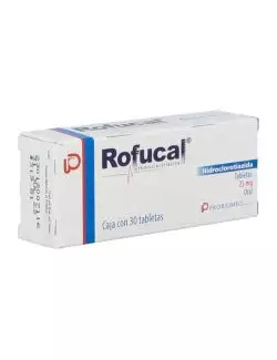 Rofucal 25 mg Caja Con 30 Tabletas