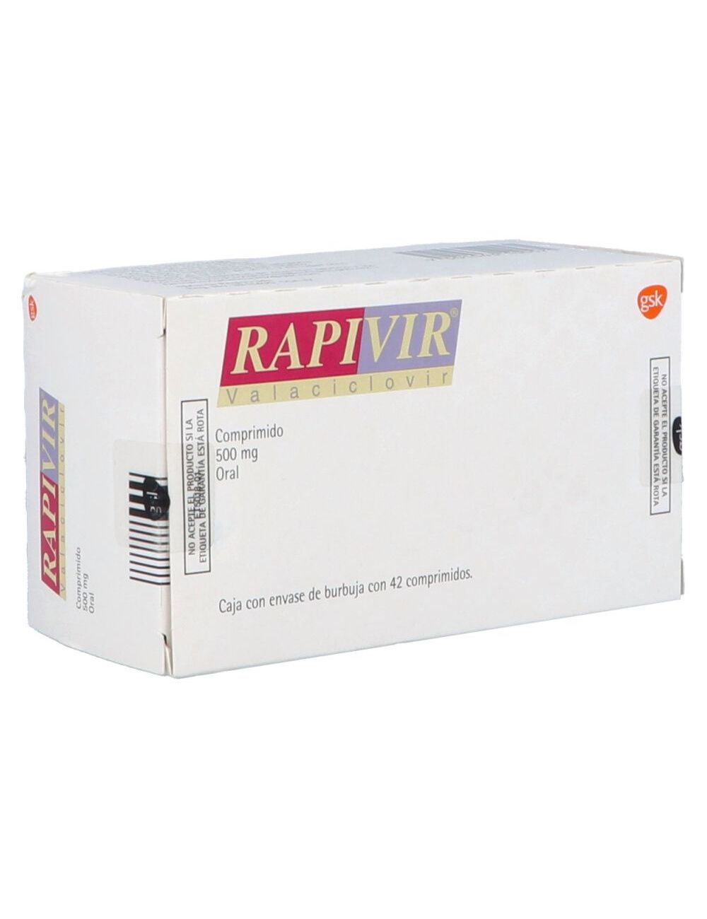 Rapivir 500 mg Caja Con 42 Tabletas Rapivir 500 mg Caja Con 42 Tabletas