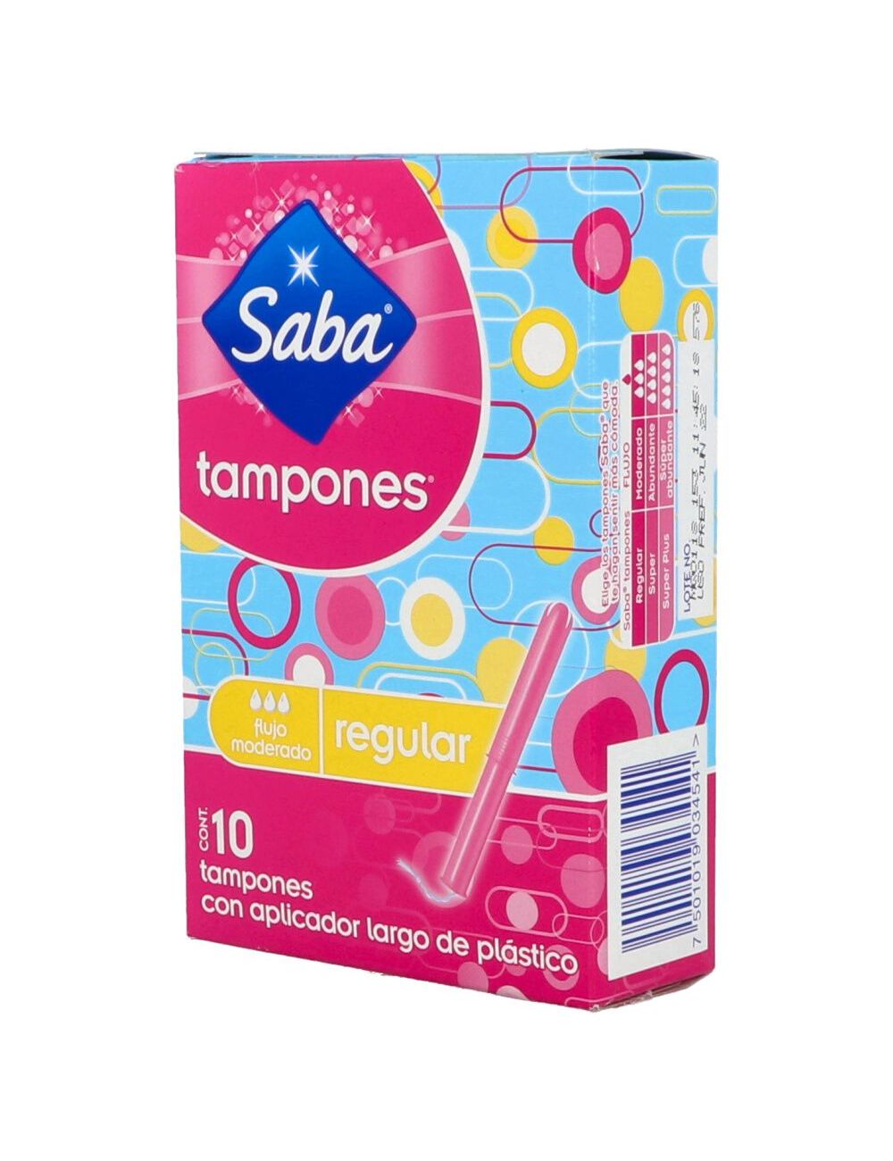 Saba Estilos Tampones Caja Con 10 Unidades Saba Estilos Tampones Caja Con 10 Unidades