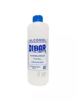 Alcohol etílico DIBAR 500 ml