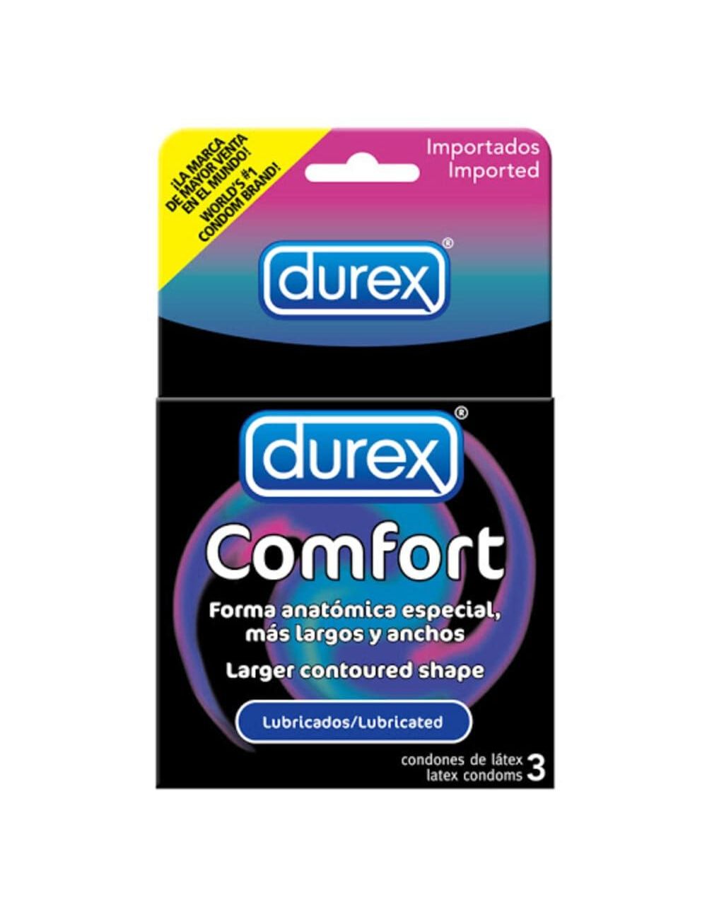 Preservativos Durex Comfort Caja Con 3 Piezas