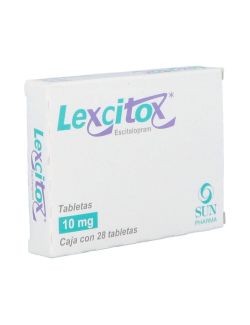 Lexcitox® (Escitalopram) 10 mg | 28 Tabletas | Sunpharma