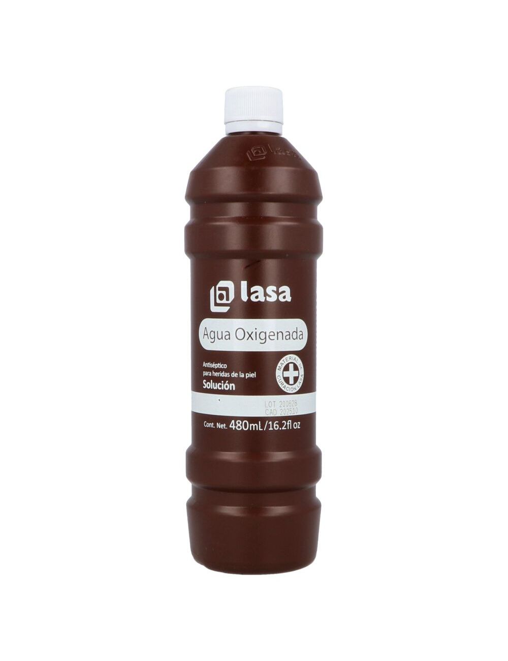 Lasa Agua Oxigenada Solución 10.5 Volumenes Botella Con 480 mL Lasa Agua Oxigenada Solución 10.5 Volumenes Botella Con 480 mL
