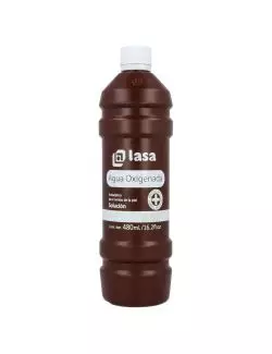 Lasa Agua Oxigenada Solución 10.5 Volumenes Botella Con 480 mL