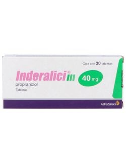 Inderalici 40 mg Caja Con 30 Tabletas