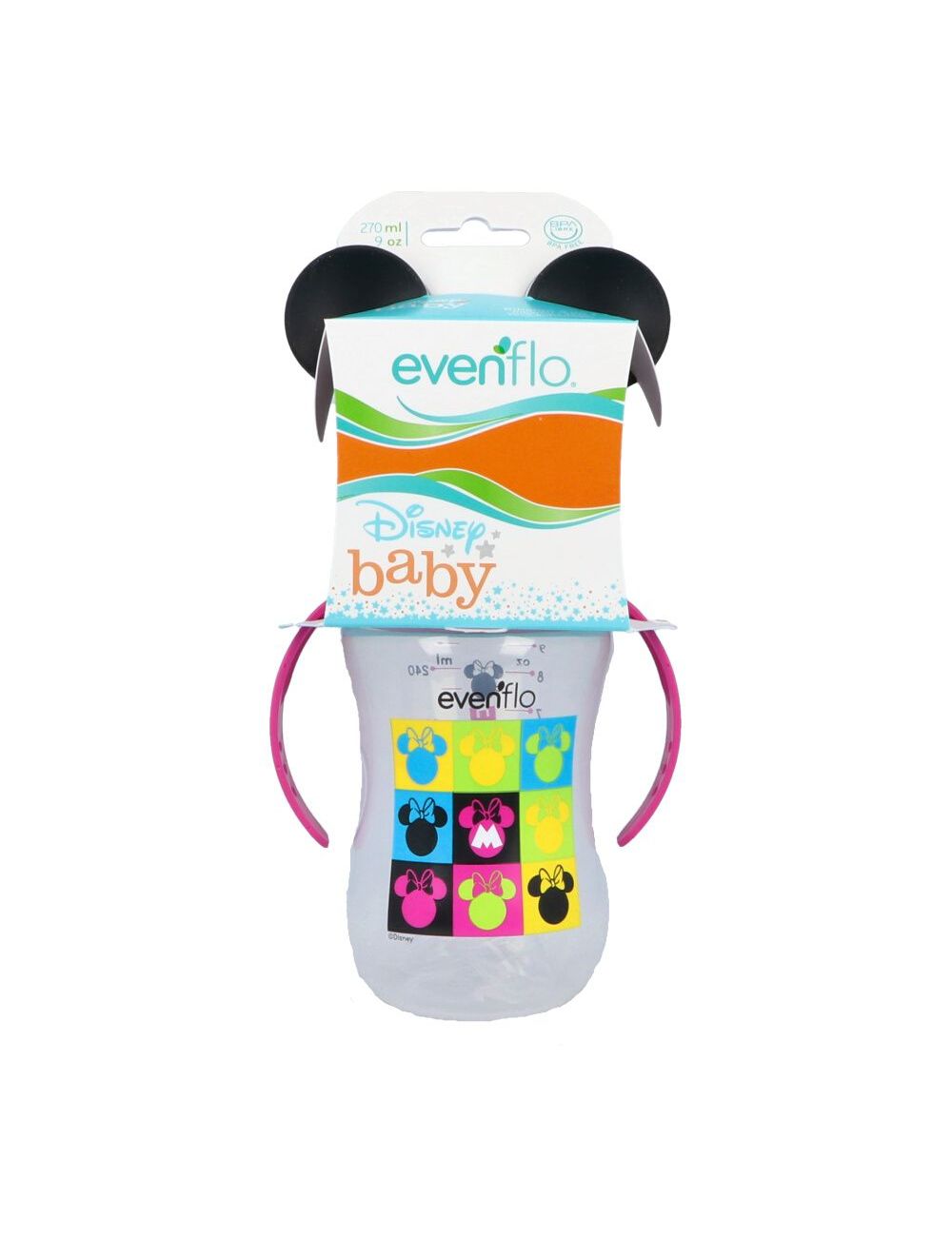 Evenflo BIBERÓN DISNEY 3 EN 1 9OZ 1 PIEZA - CAJA CON BIBERÓN CON 1 PIEZA Evenflo BIBERÓN DISNEY 3 EN 1 9OZ 1 PIEZA - CAJA CON BIBERÓN CON 1 PIEZA
