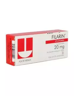 Filarin 20 mg Caja Con 30 Comprimidos