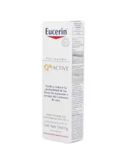 Eucerin Q10 Active Piel Sensible Contorno Ojos Caja Con Tubo Con 15mL