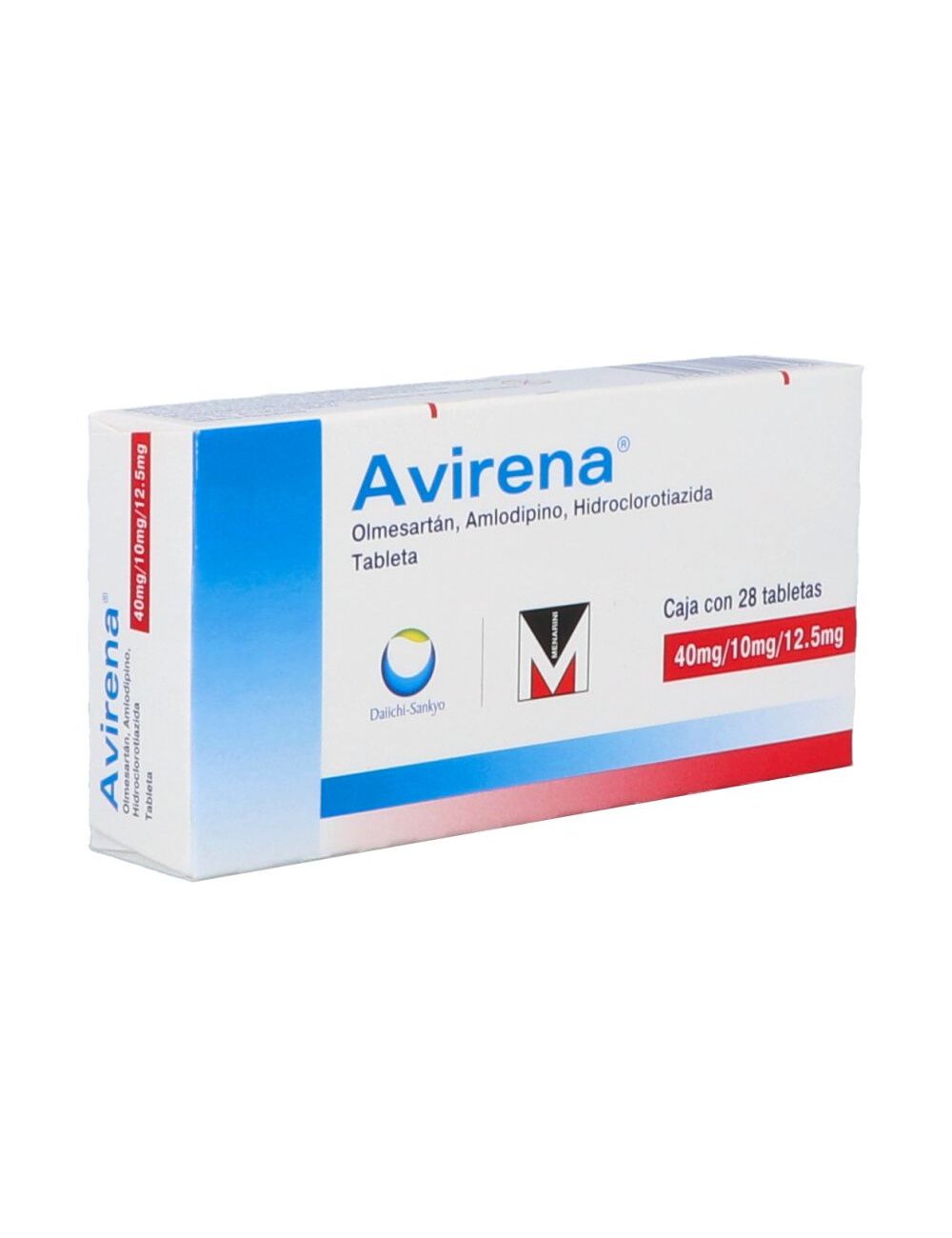 Avirena 40 mg/10 mg/12.5 mg Caja Con 28 Tabletas Avirena 40 mg/10 mg/12.5 mg Caja Con 28 Tabletas