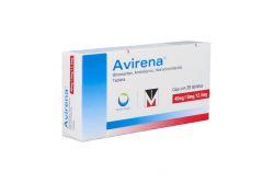 Avirena 40 mg/10 mg/12.5 mg Caja Con 28 Tabletas