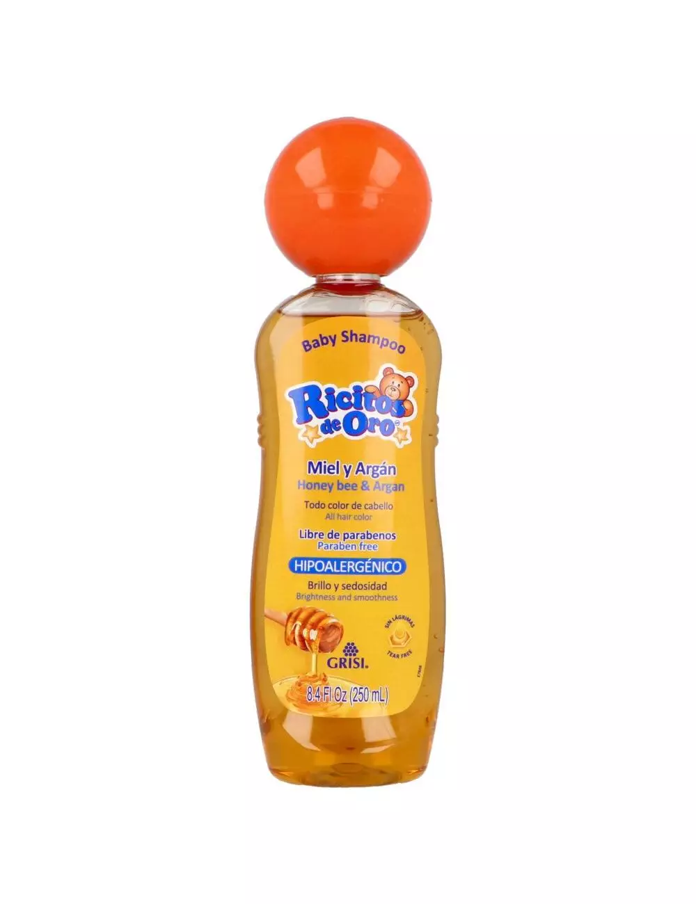 Baby Shampoo Ricitos De Oro Miel Botella Con 250mL