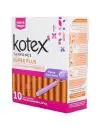 Tampones Kotex Super Plus C 10 piezas