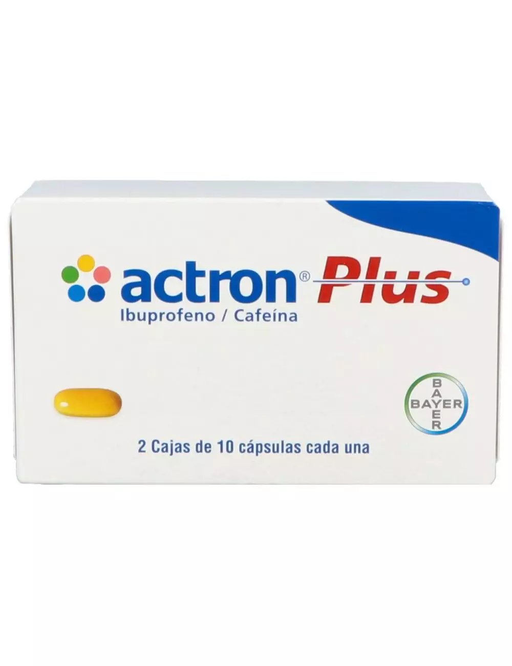 Actron Plus 400 mg Caps 2 Caja Con 10 Cápsulas Cada Una