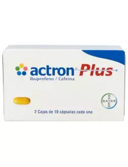 Actron Plus 400 mg Caps 2 Caja Con 10 Cápsulas Cada Una