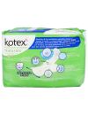 KOTEX MAXI MANZANILLA PAQUETE CON 10 TOALLAS FEMENINAS CON ALAS