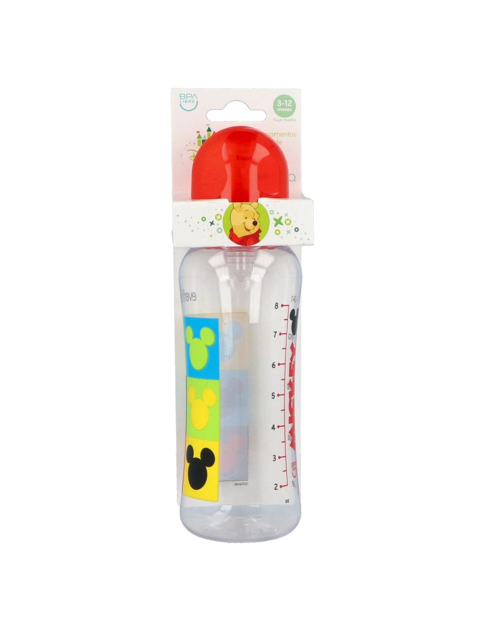 Evenflo Biberón Disney Empaque Con 1 Botella De 8 Oz. Evenflo Biberón Disney Empaque Con 1 Botella De 8 Oz.