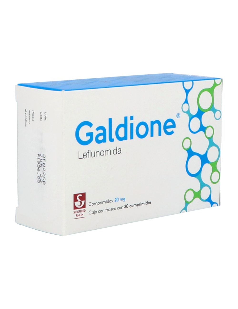 Galdione 20 mg Caja Con 30 comprimidos Galdione 20 mg Caja Con 30 comprimidos