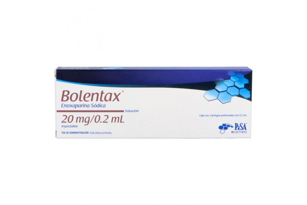 Bolentax 20 mg/0.2 mL Con 2 Jeringas - RX