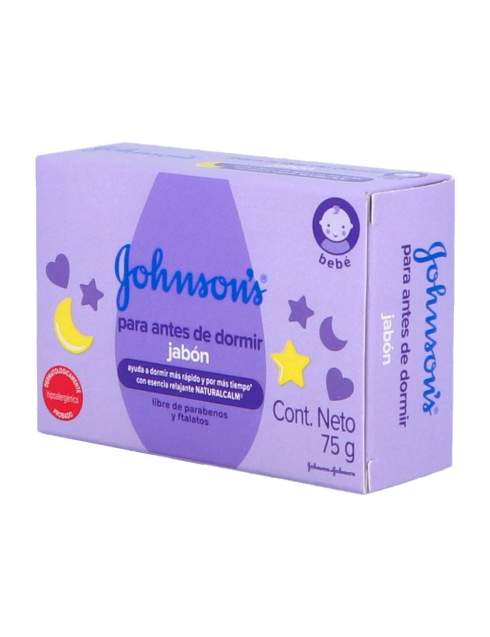 Jabón Johnson´s Baby Antes De Dormir Caja Con Barra De 75 mG Jabón Johnson´s Baby Antes De Dormir Caja Con Barra De 75 mG