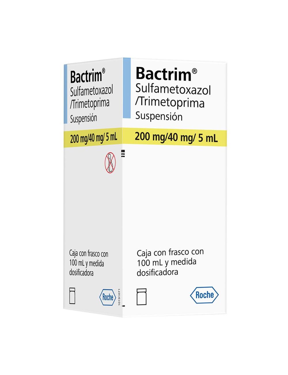 Bactrim Suspensión Caja Con Frasco Con 100 mL - RX2 Bactrim Suspensión Caja Con Frasco Con 100 mL - RX2