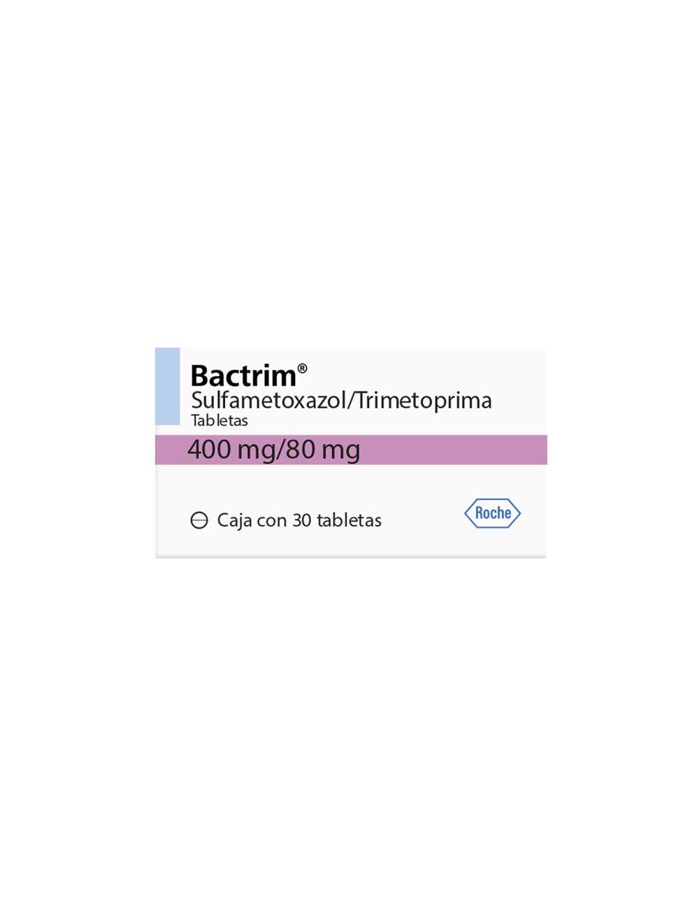 Bactrim 80 mg / 400 mg Caja Con 30 Tabletas - RX2