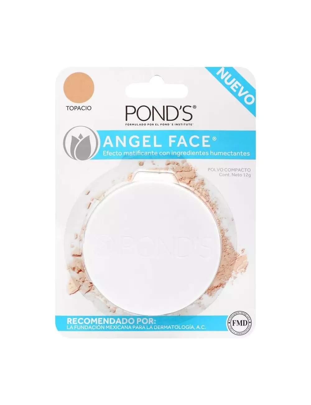 POLVO COMPACTO ANGEL FACE TOPACIO CON 12 G