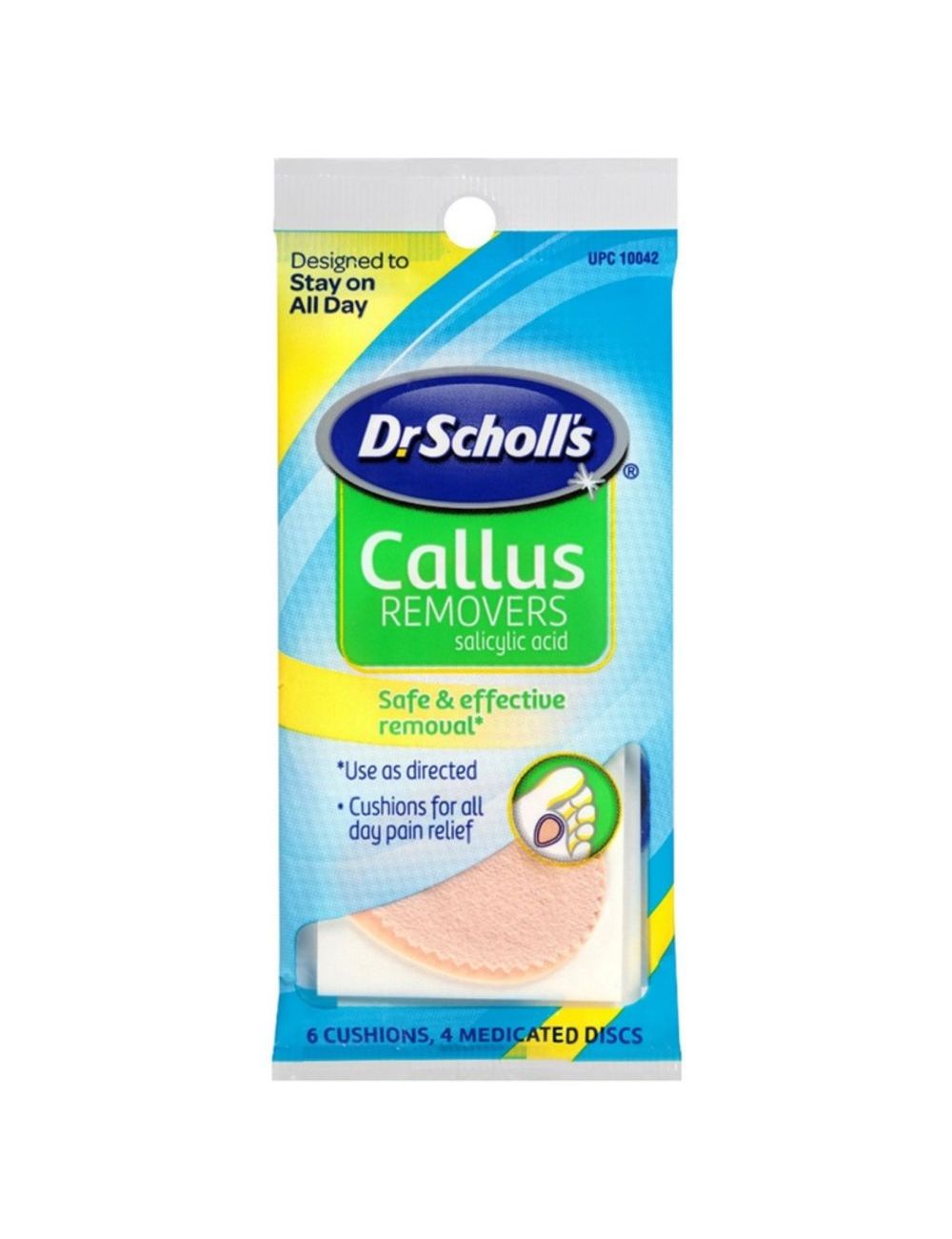 Parche Scholl Removedor De Callos Empaque Con 6 Piezas