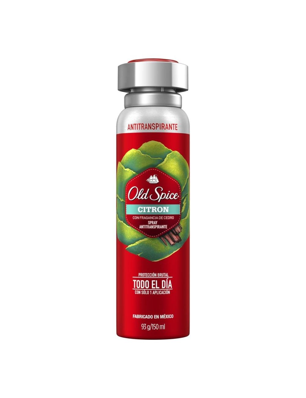 Antitranspirante Old Spice Citron En Aerosol Envase Con 150 mL