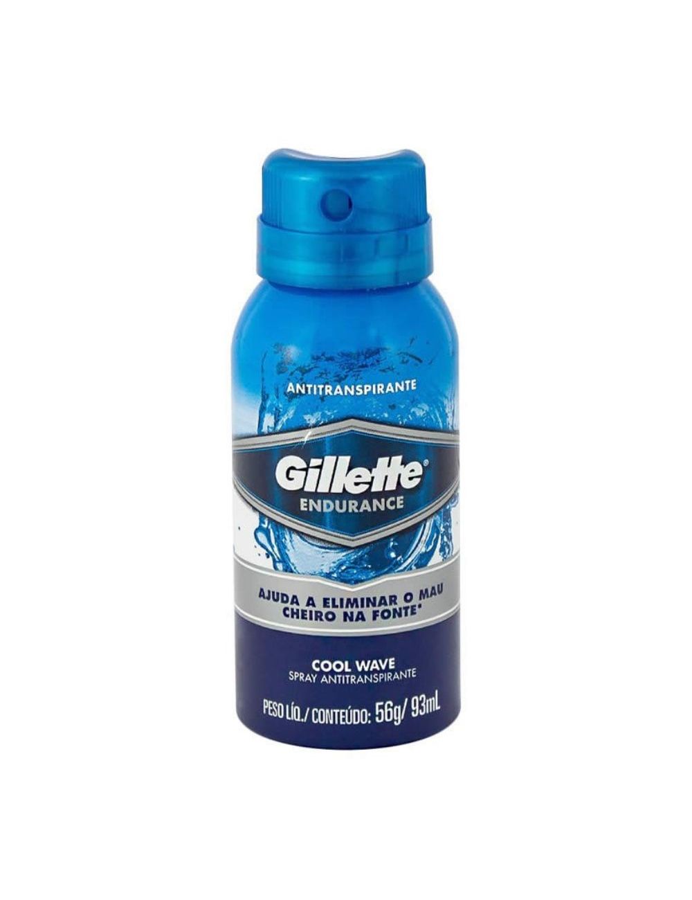 Antitranspirante Gillette Endurance Cool Wave En Aerosol Envase Con 93 mL