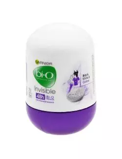 Antitranspirante Garnier Bí-O Woman Invisible Bio-Eficacia Roll-On Con 50 mL