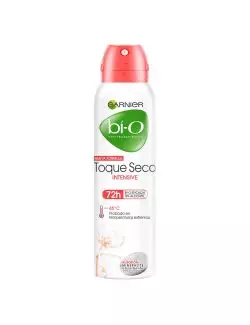 Antitranspirante Garnier Bí-O Womam Intensive Toque Seco En Aerosol Envase Con 150 mL