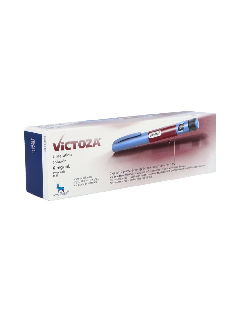 Victoza Solución 6 mg/mL Inyectable Con 2 Plumas Inyector Con 3 mL - Rx3 Victoza Solución 6 mg/mL Inyectable Con 2 Plumas Inyector Con 3 mL - Rx3