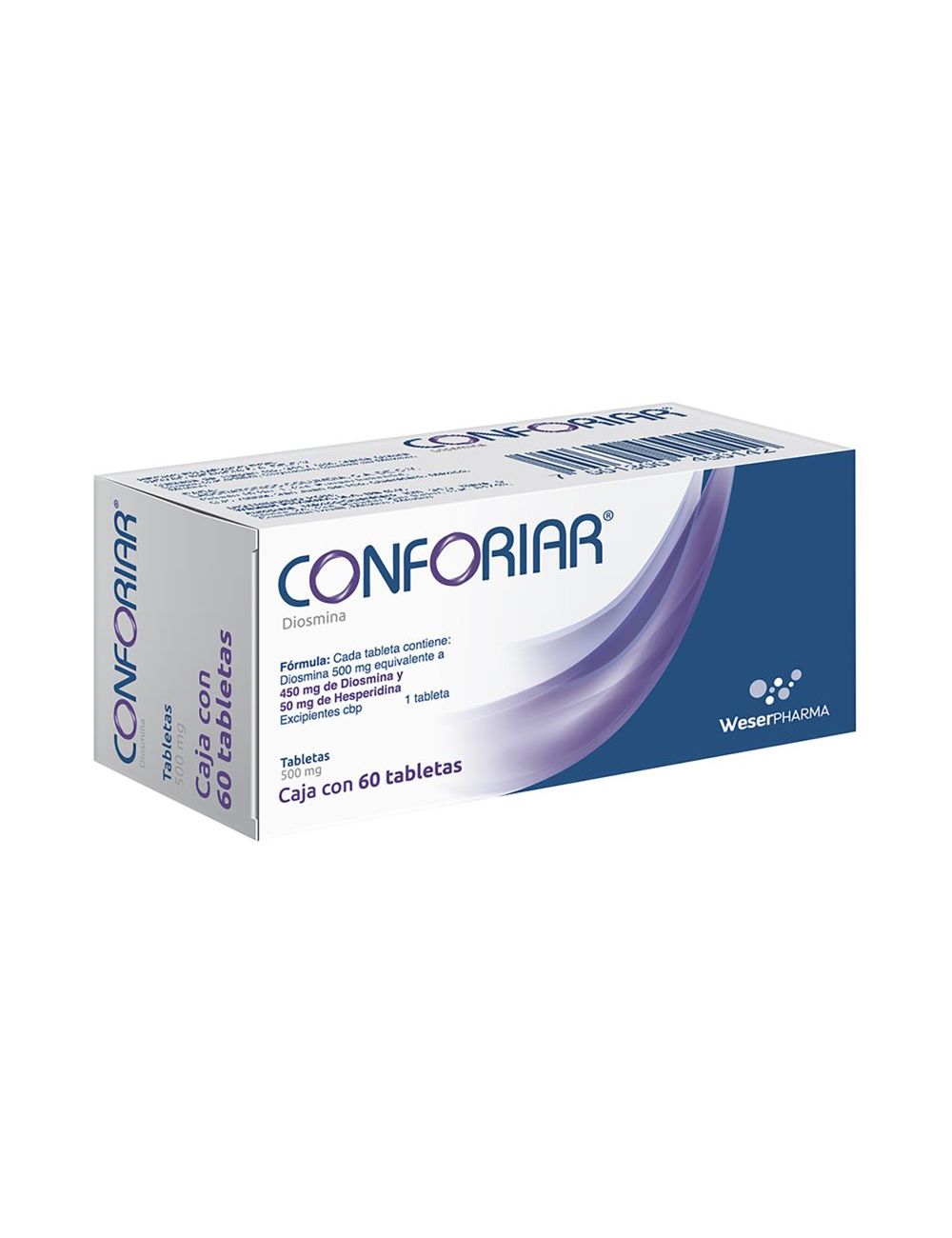 Conforiar Caja Con 60 Tabletas De 450 mg/ 50 mg Conforiar Caja Con 60 Tabletas De 450 mg/ 50 mg