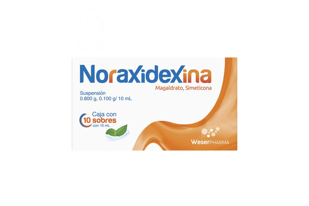 Noraxidexina 80 mg/10 mg/1 mL Caja Con 10 Sobres