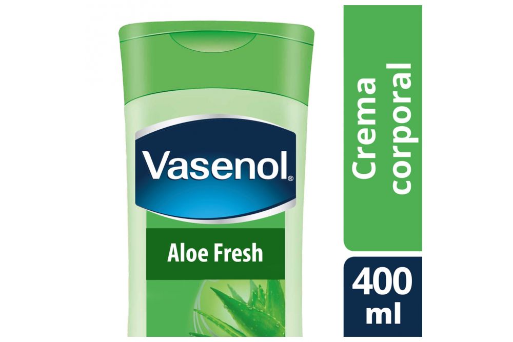 Vasenol Crema Cuidado Intensivo Aloe Vera Botella Con 400mL