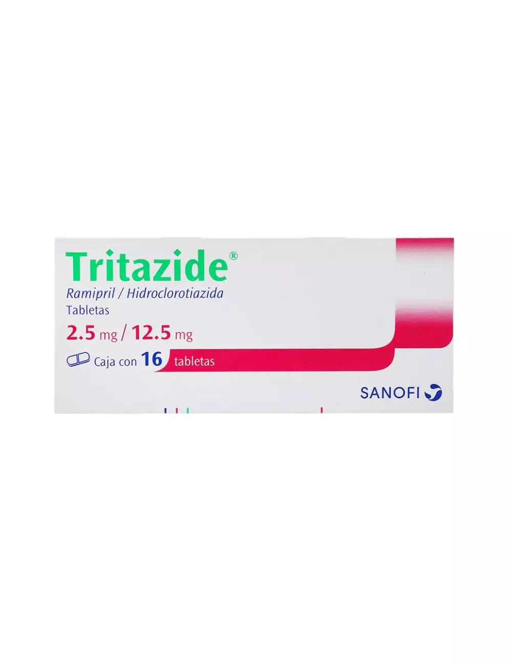 Tritazide 2.5mg/12.5mg Caja Con 16 Tabletas