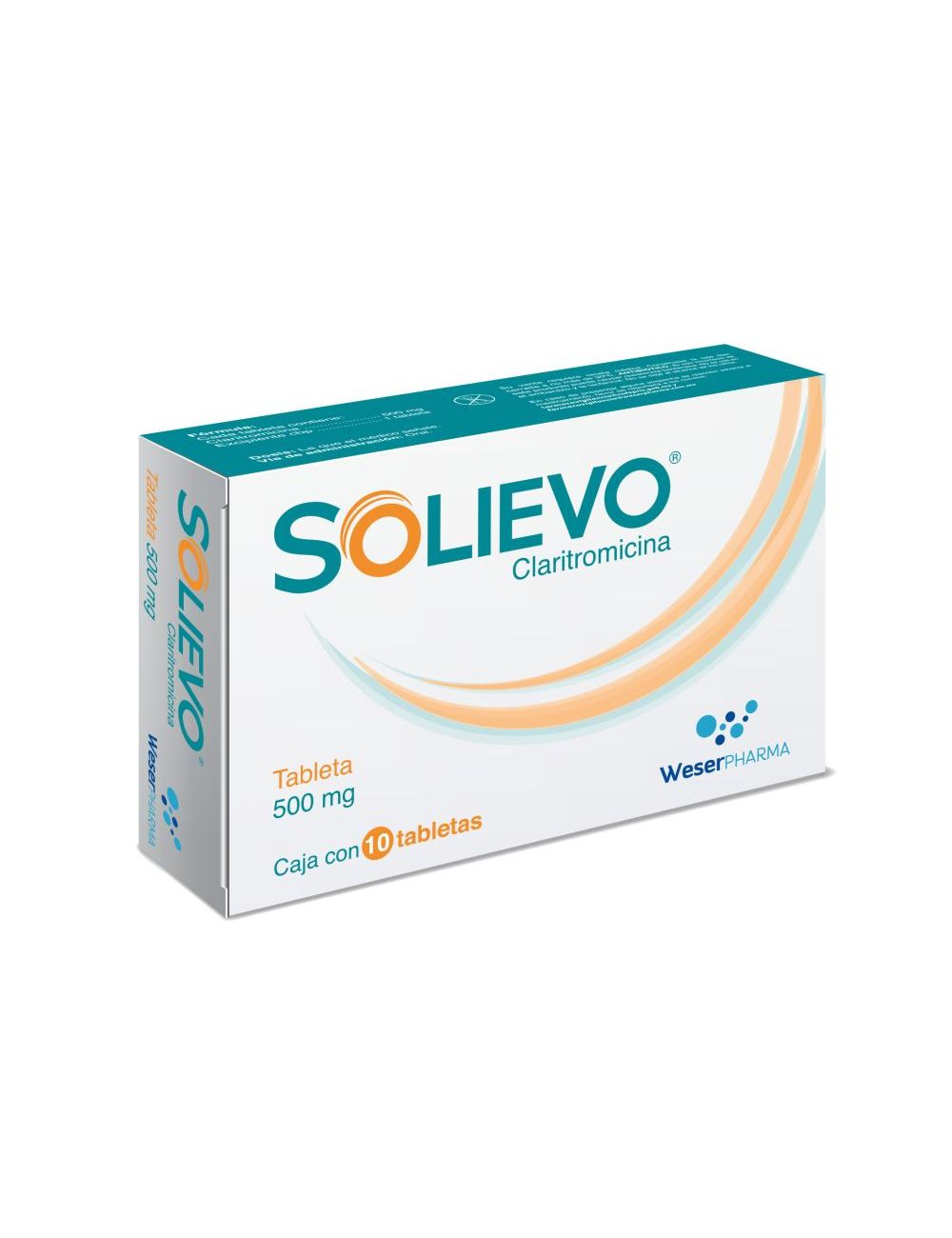 Solievo Caja Con 10 Tabletas De 500 mg Solievo Caja Con 10 Tabletas De 500 mg