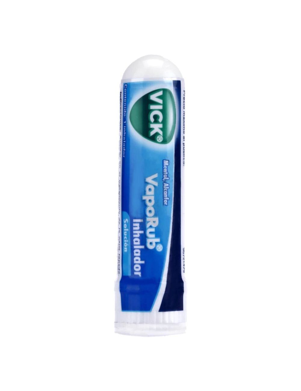 Vick VapoRub Inhalador para la congestión Nasal .5 ml Caja con 12 piezas Vick VapoRub Inhalador para la congestión Nasal .5 ml Caja con 12 piezas