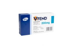 Vfend 200 mg Caja Con 14 Tabletas