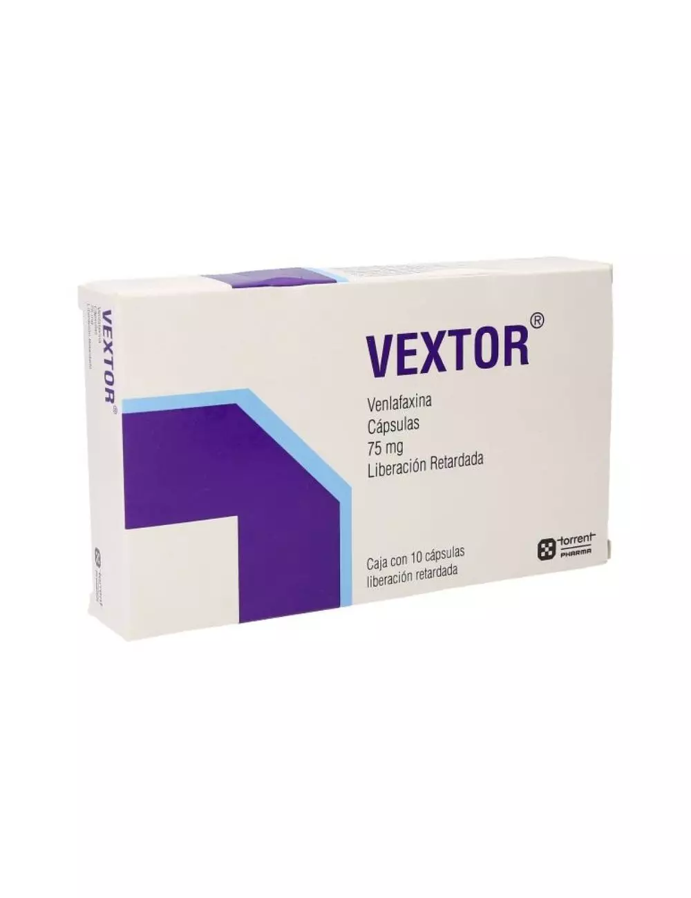 Vextor 75 mg Caja Con 10 Cápsulas