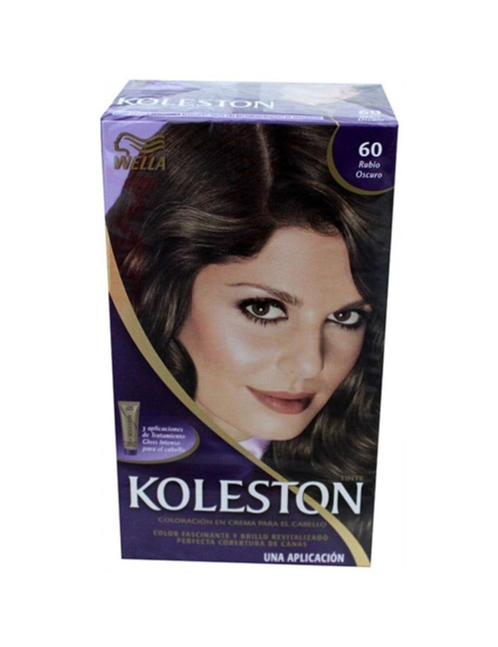 Tinte Koleston Rubio Oscuro 60 Caja Con Tinte