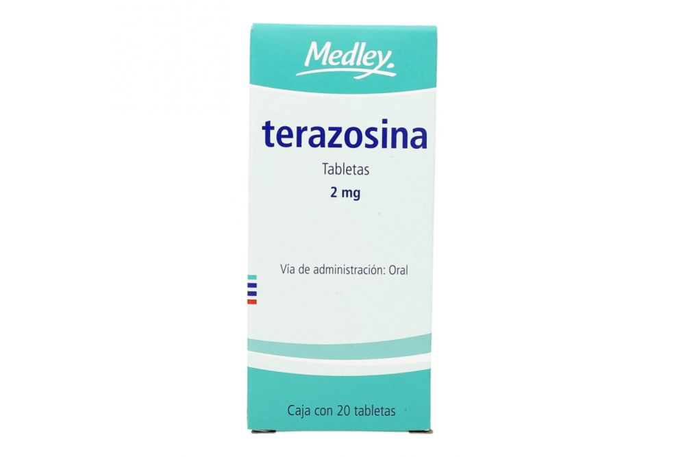 Terazosina 2 mg Caja Con 20 Tabletas