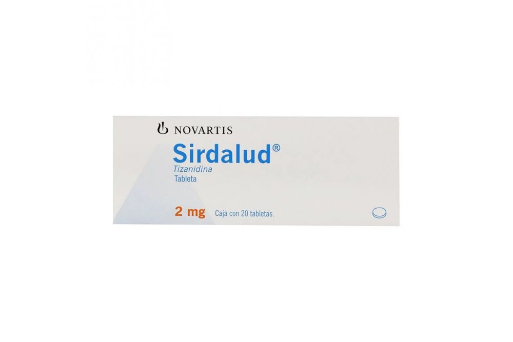 Sirdalud 2 mg Caja Con 20 Tabletas