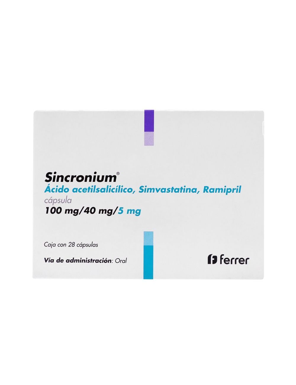 Sincronium 100 mg Caja Con 28 Cápsulas